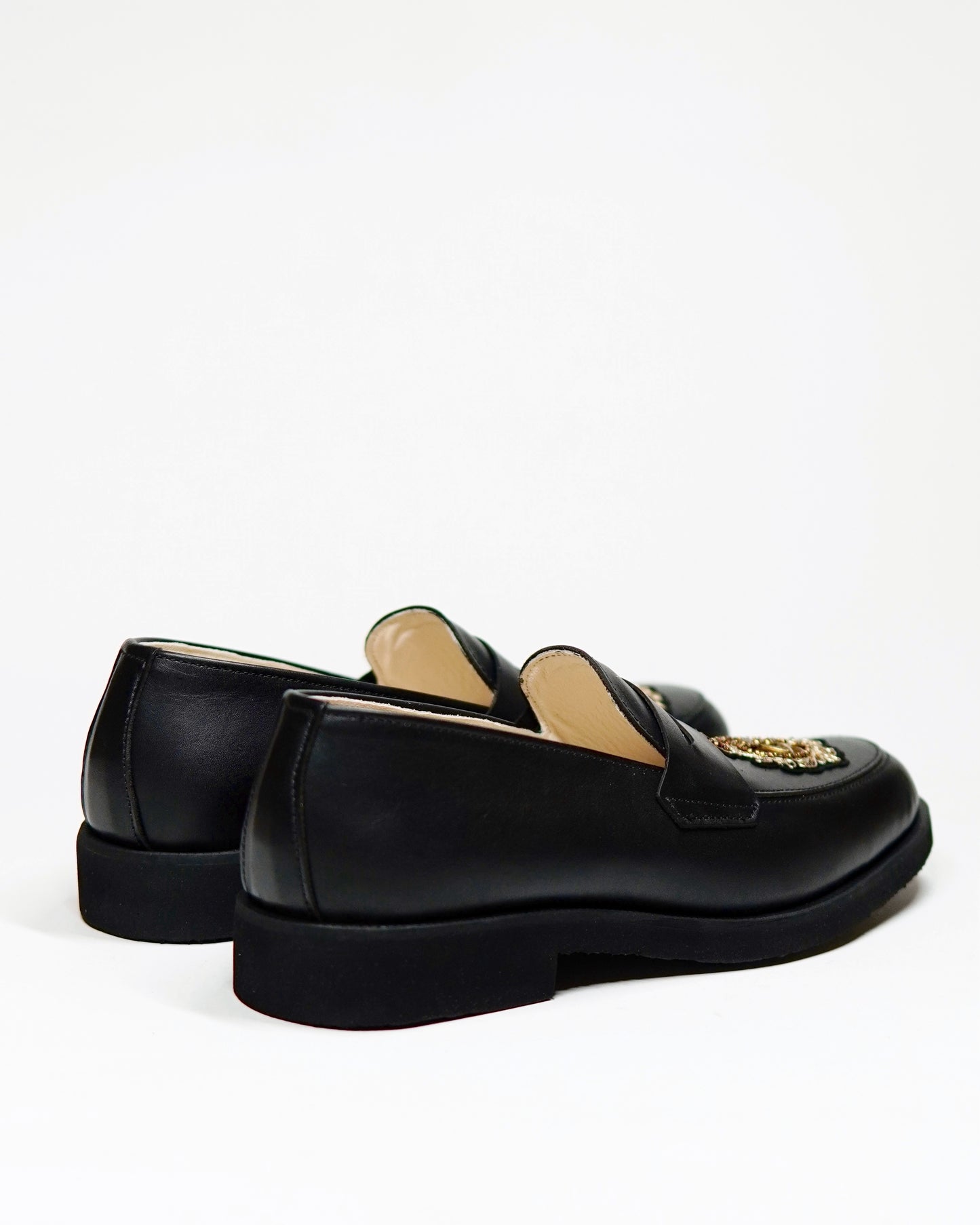 Dára Hive II Black Penny Loafer - Pre Order