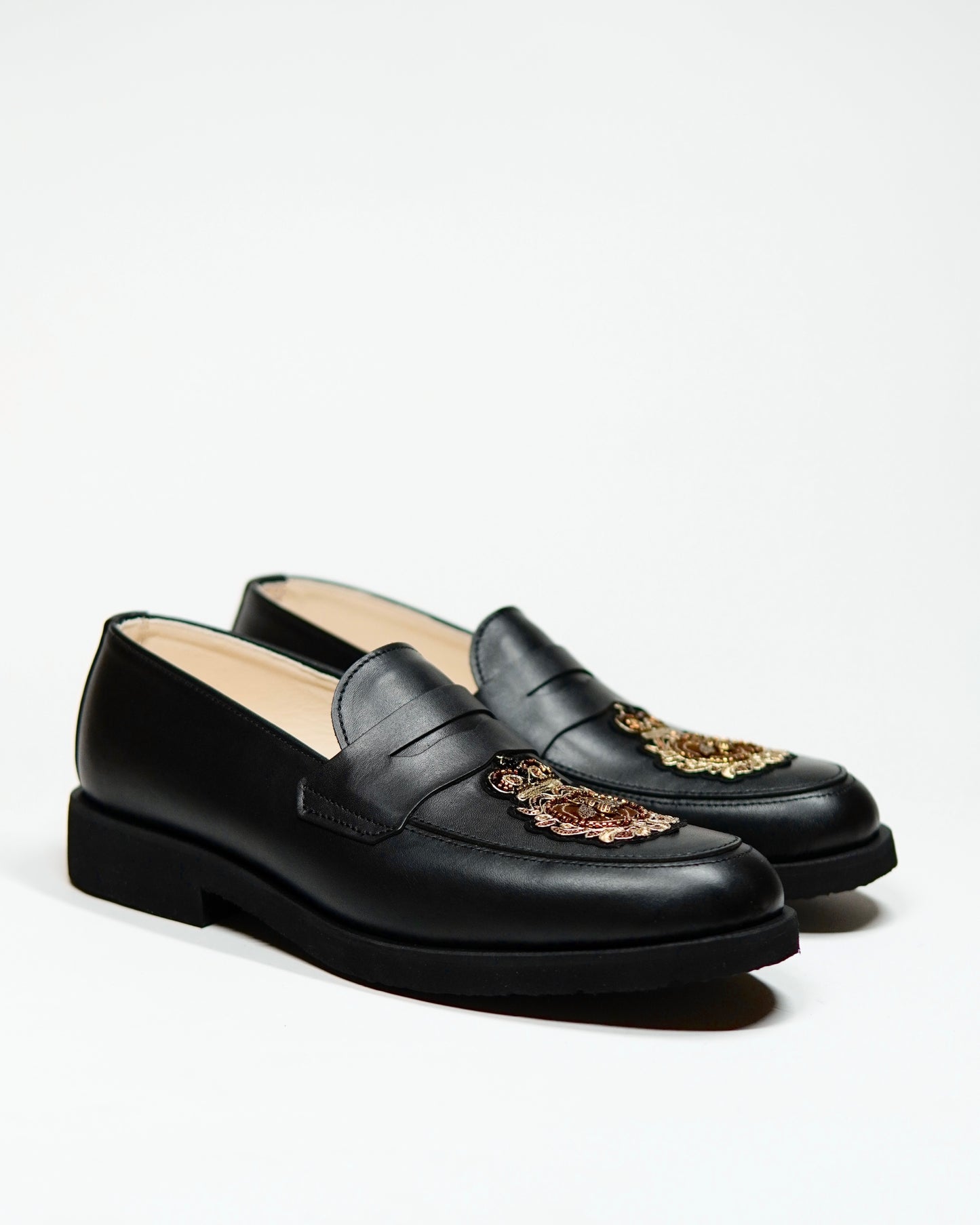 Dára Hive II Black Penny Loafer - Pre Order