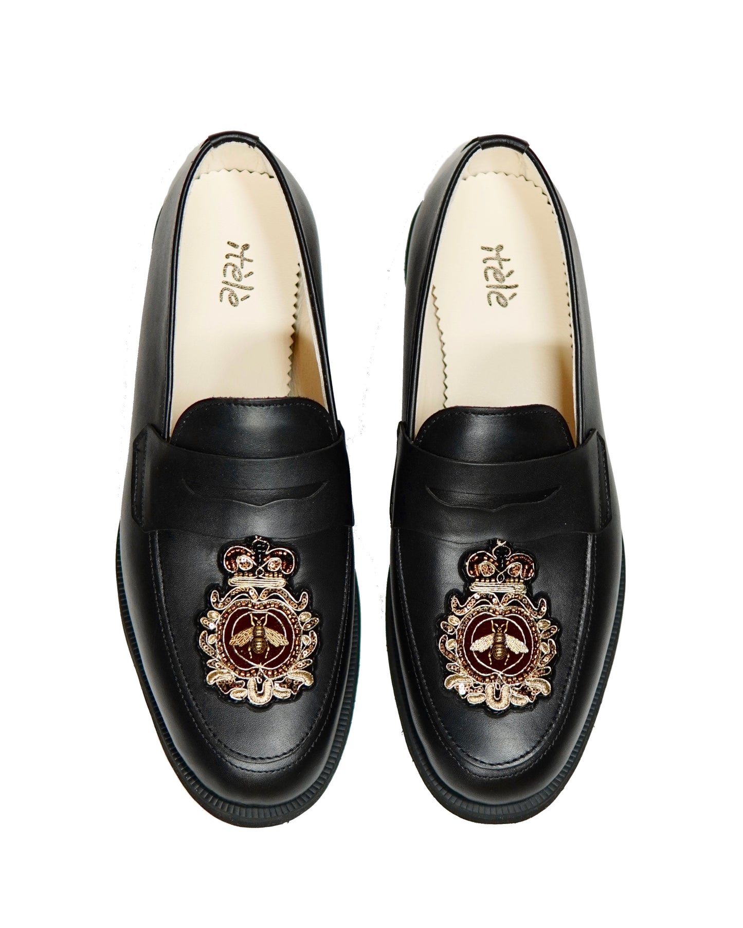 Dára Hive II Black Penny Loafer - Pre Order