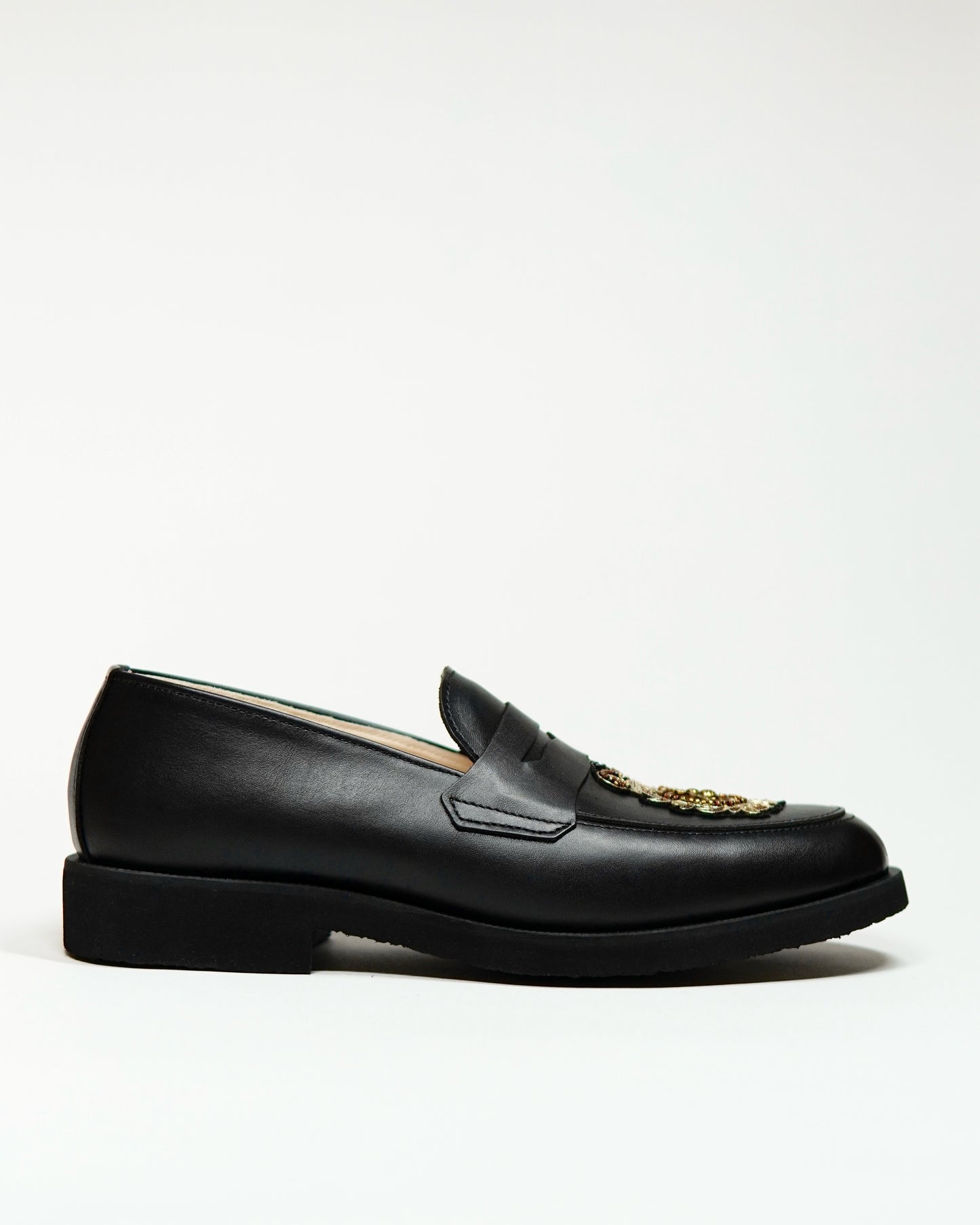 Dára Hive II Black Penny Loafer - Pre Order