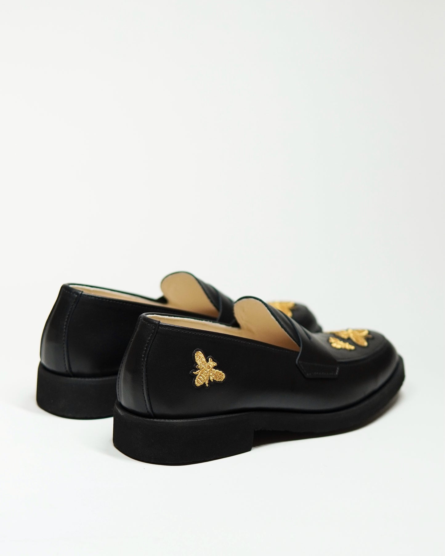 Dára Hive Black Penny Loafer - Pre Order