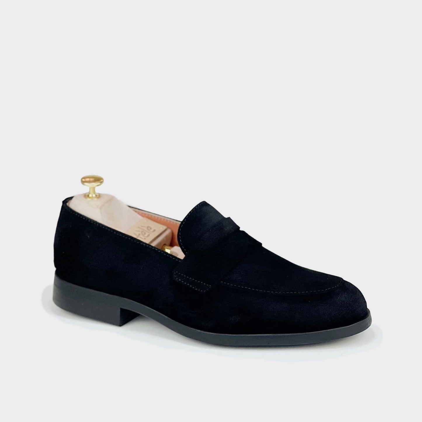 TADÉ black penny loafer