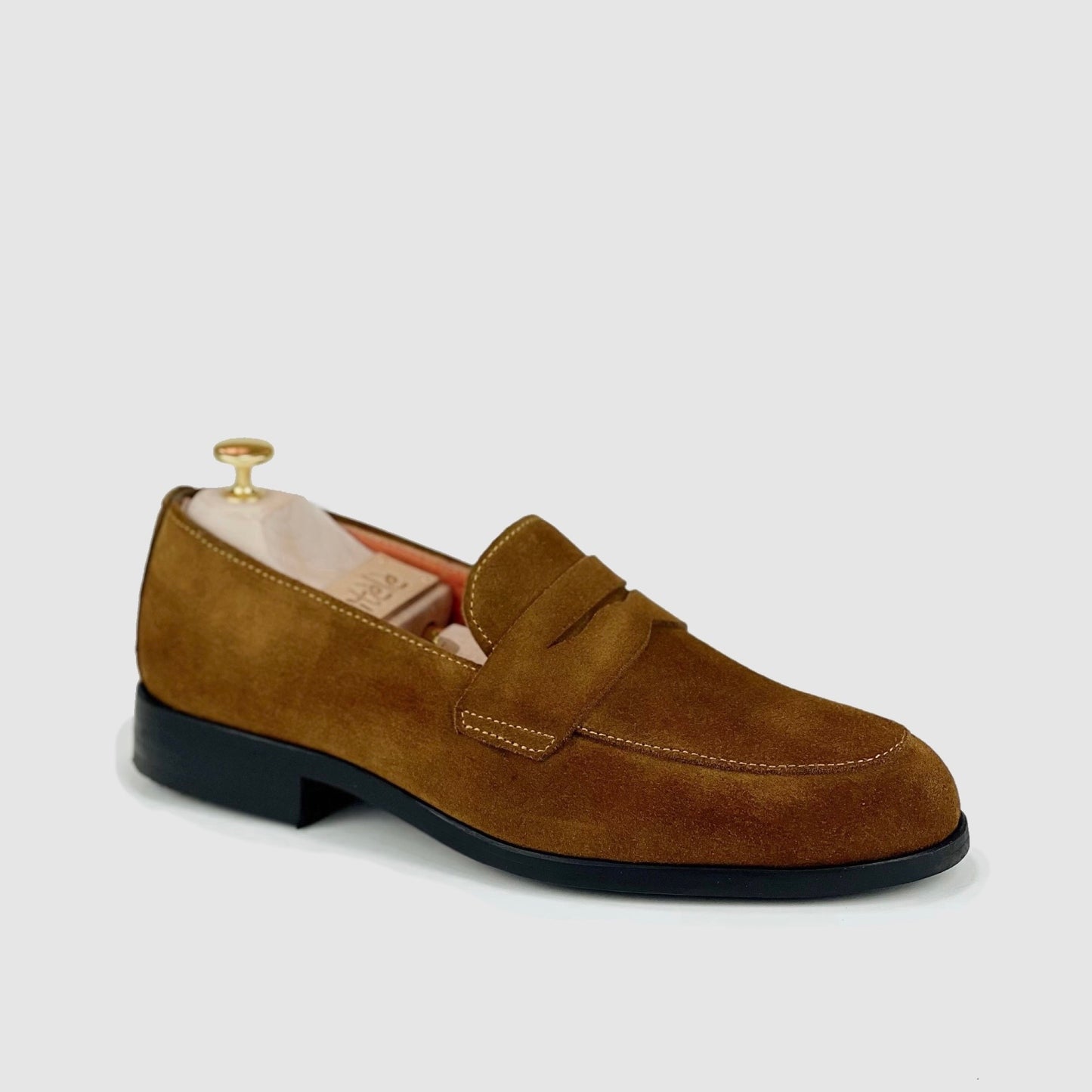 TADÉ brown penny loafer