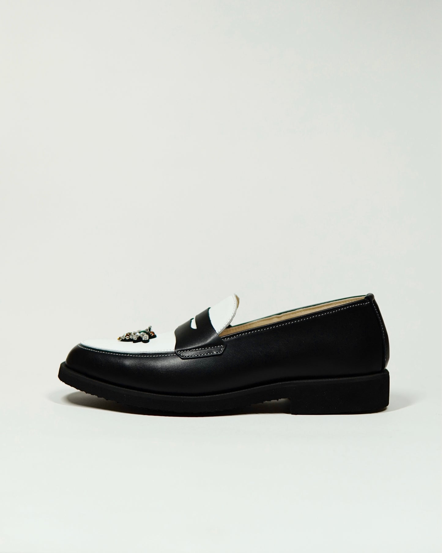 Dára Rhinestones Bee penny loafers