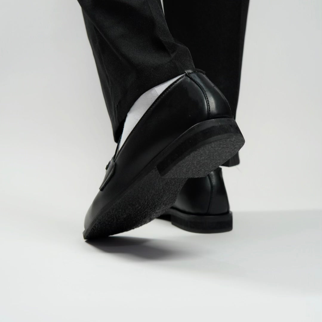 Dára black horsebit loafers