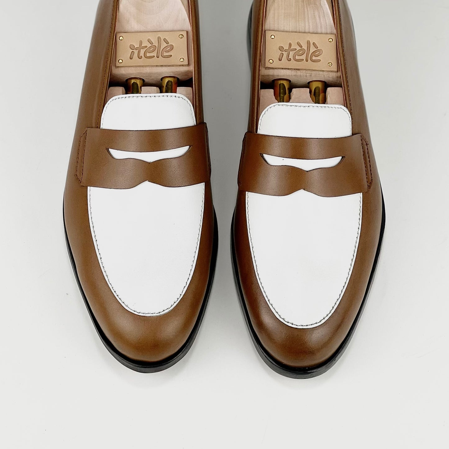 JÀCK brown & white loafer